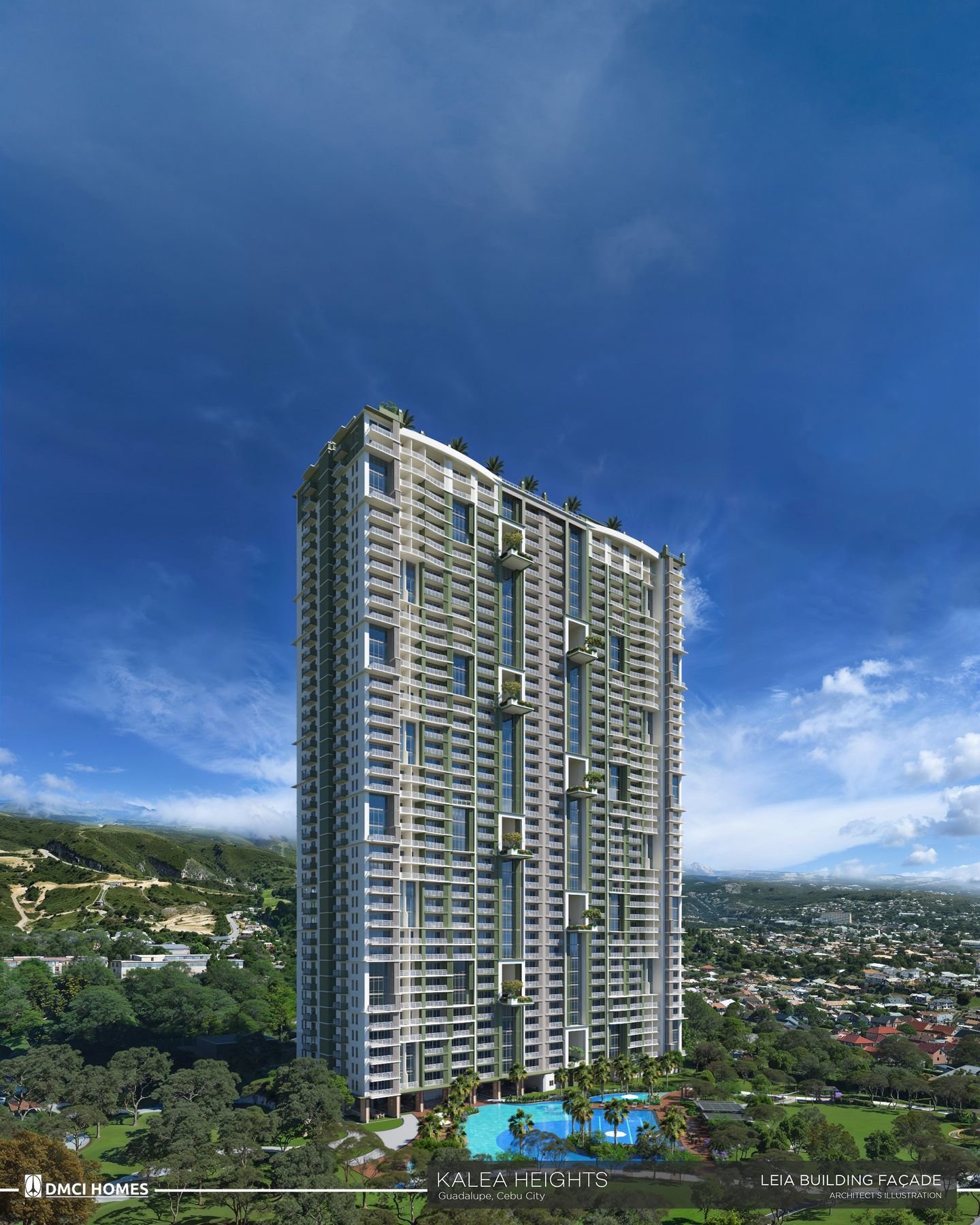 Leia building facade at Kalea Heights
