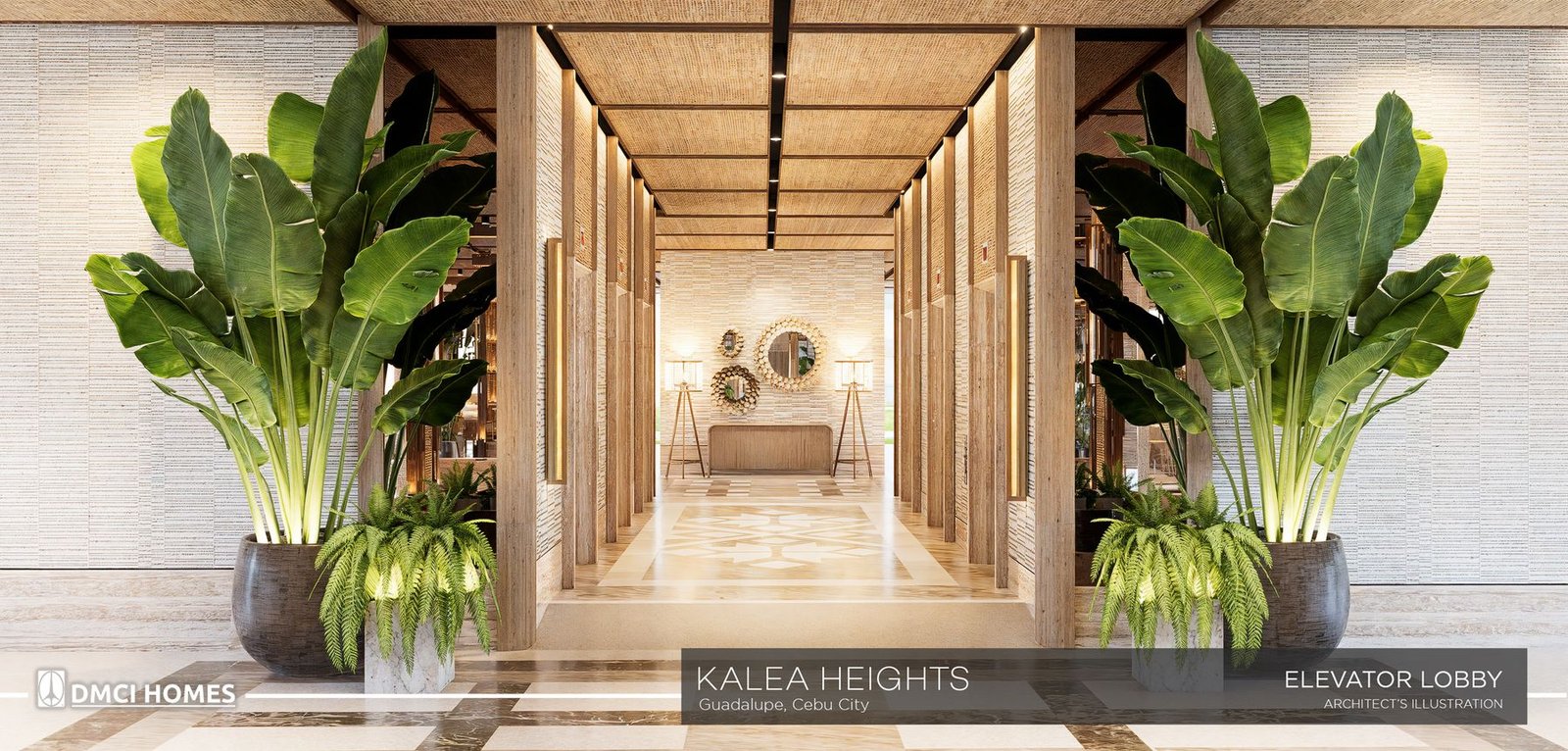 Elevator lobby at Kalea Heights