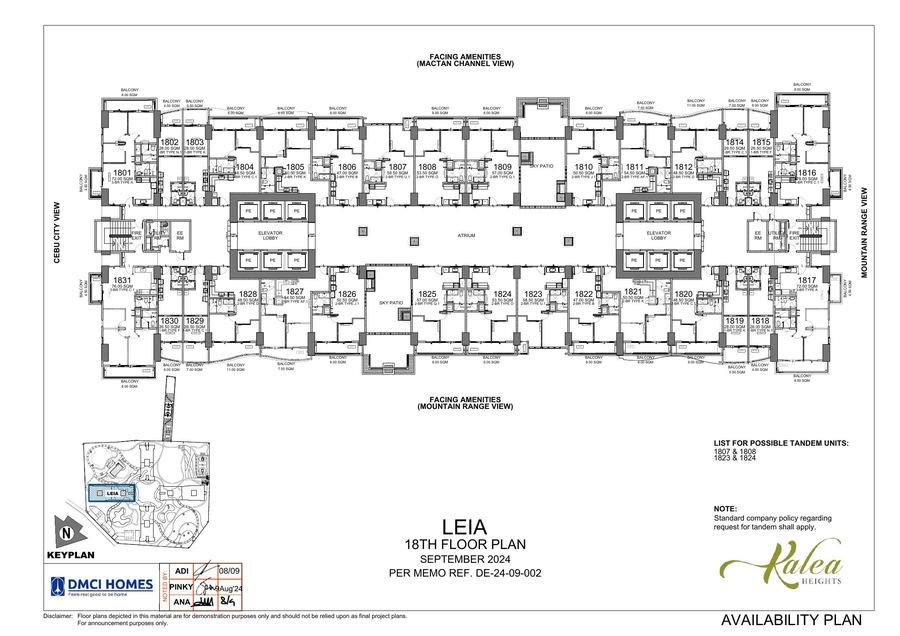 Floors 18 – 27 floor plan preview
