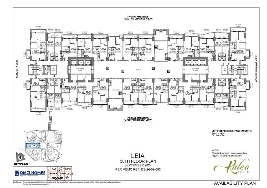 Floors 38 – 41 floor plan preview